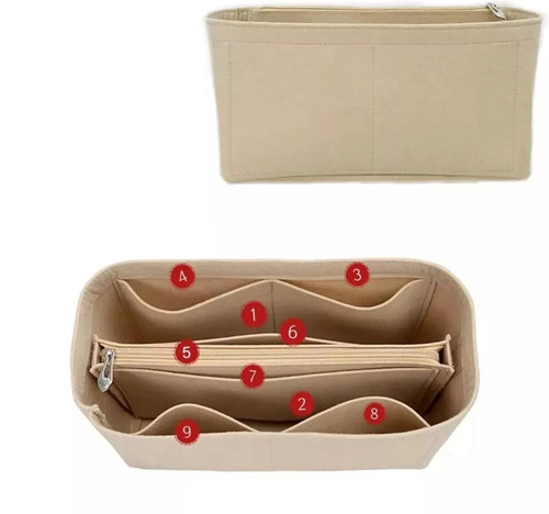 Travel organiser handbag - organiser, felt