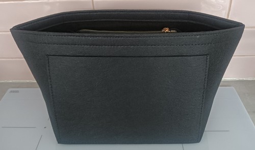 Black felt purse organiser - purse,