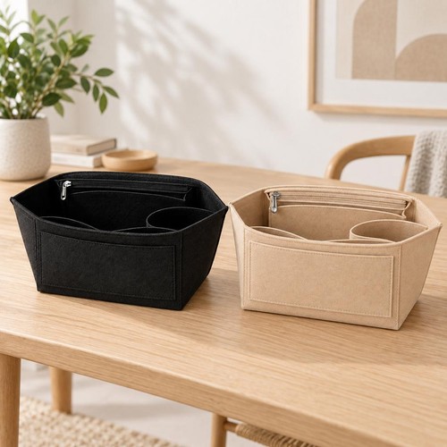 Felt handbag organizer - handbag, insert