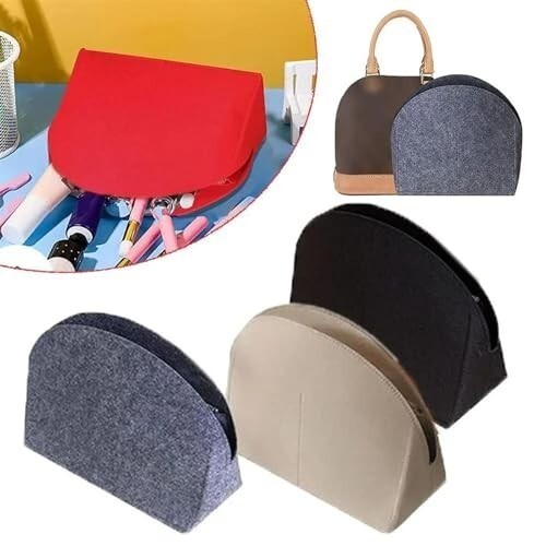 Felt purse handbag - purse, organizer