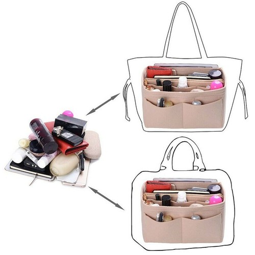 Women sizes felt bag travel - women, 3
